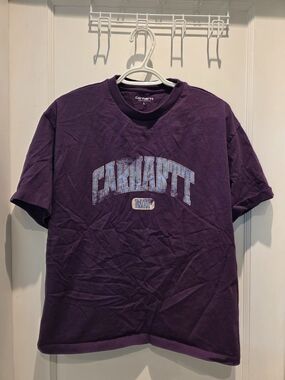 Carhartt WIP Purple Graphic Short-Sleeve Tee
